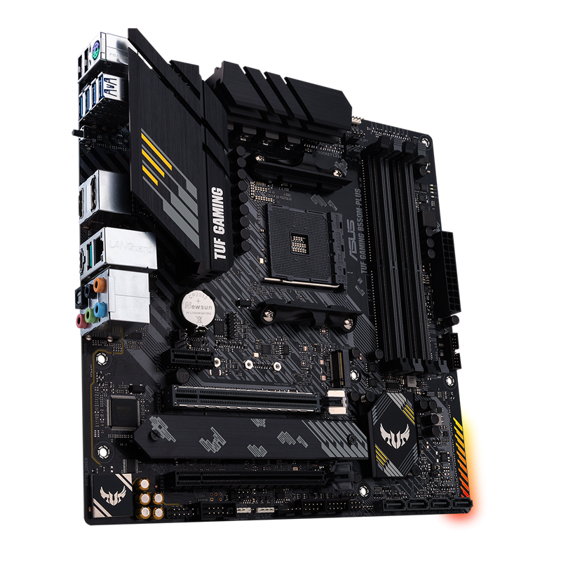 ASUS TUF Gaming B550-Plus ATX Motherboard – AMD B550 Chipset, AM4 Socket, Ryzen 5000/4000/3000 Series